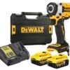DeWALT DCF921P2T-QW 18V Li-ion XR Compacte Accu Slagsmoersleutel Set (2x 5.0Ah) Met Frictiering - 1/2" - In TSTAK Koffer