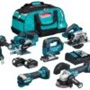 Makita DLX7019TX1 18V Li-Ion Accu Combiset (2x 5,0Ah) In Tas - Koolborstelloos