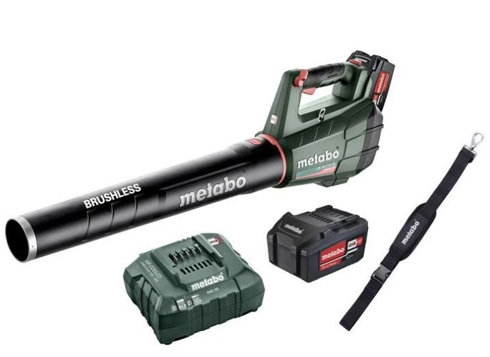 Metabo LB 18 LTX BL 18V Li-Ion Accu Bladblazer Set (2x 5,2Ah) - Koolborstelloos - 150km/h