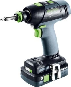 Festool T 18+3 HPC 18V Li-Ion Accu Schroefboormachine Set (2x 4,0Ah) In Systainer - 50Nm - 576989