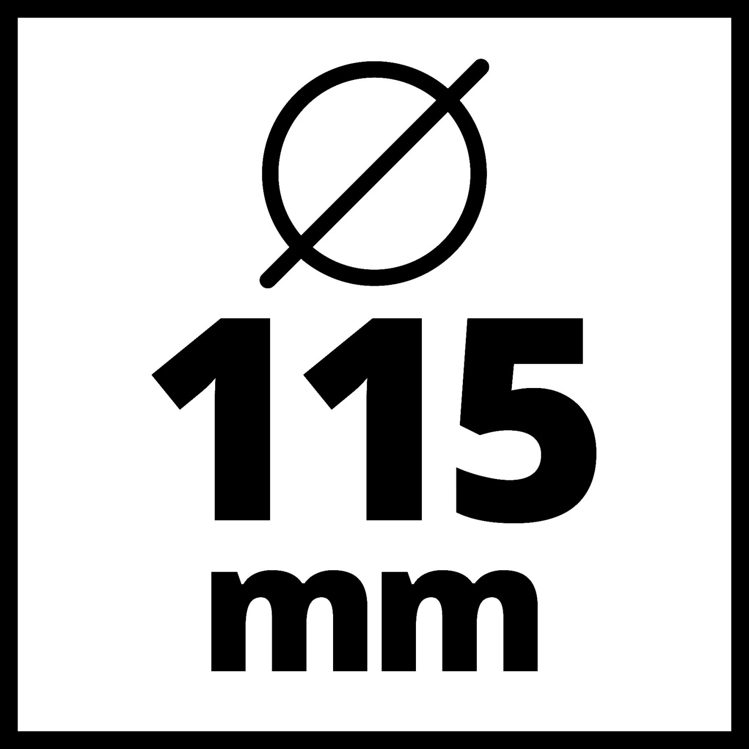 Einhell TE-AG 18 LI - SOLO 18V Li-Ion Accu Haakse Slijper Body - 115mm - 4431110 - Afbeelding 3