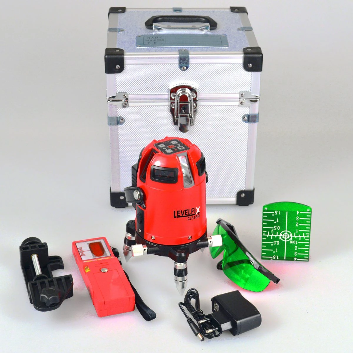 Levelfix CL618G Multilijnlaser In Koffer - 4 Lijnen - Groen - 50m - Afbeelding 2