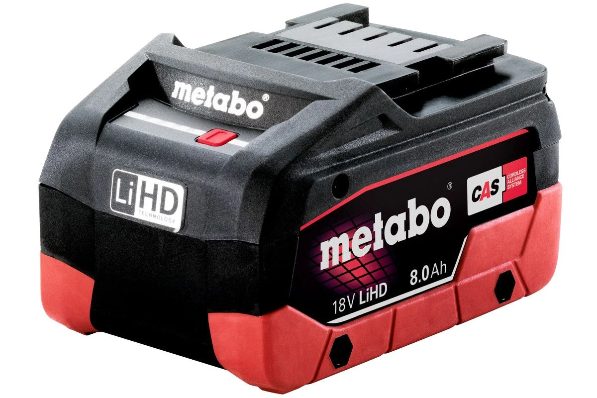 Metabo WB 18 LT BL 11-125 Quick 18V Li-ion Accu Haakse Slijper Set (2x 8.0 LiHD Ah) In MetaBox - Afbeelding 5