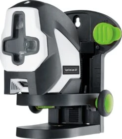 Laserliner SuperCross-Laser 2GP Zelfnivellerende Kruislijnlaser In Tas - 2 Lijnen - Groen - 40m - Bluetooth - 081.191A