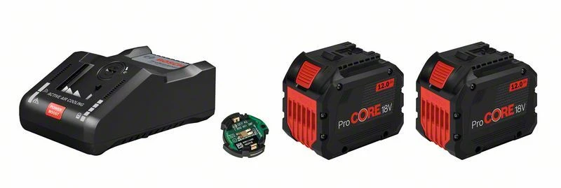 Bosch 1600A016GY 18V Li-Ion Accu Starterset (2x 12,0Ah) + Lader