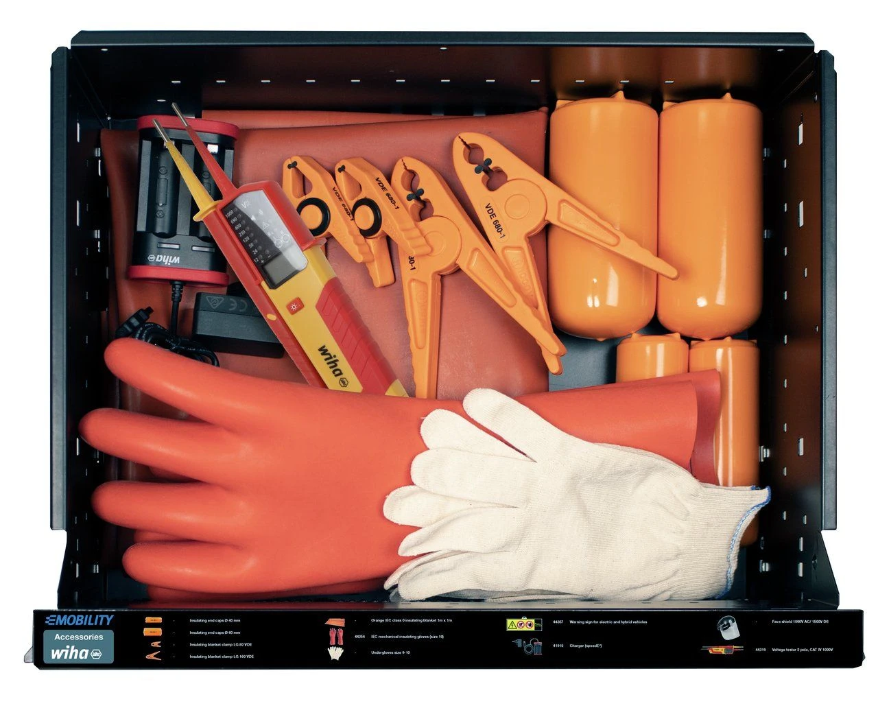 Wiha 9300-23401 Werkplaatstrolleyset EMobility Competence Max - 104-delig - Afbeelding 6