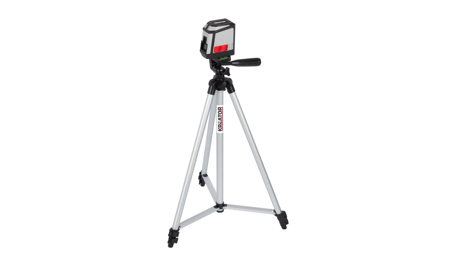 Kreator KRT706300T Zelfnivellerende Kruislijnlaser Body In Tas Incl. Statief - 12 M - Rood