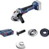 Bosch GWS 18V-10 18V Li-Ion Accu Haakse Slijper Set (2x 4,0Ah) In L-Boxx - 125mm - Koolborstelloos