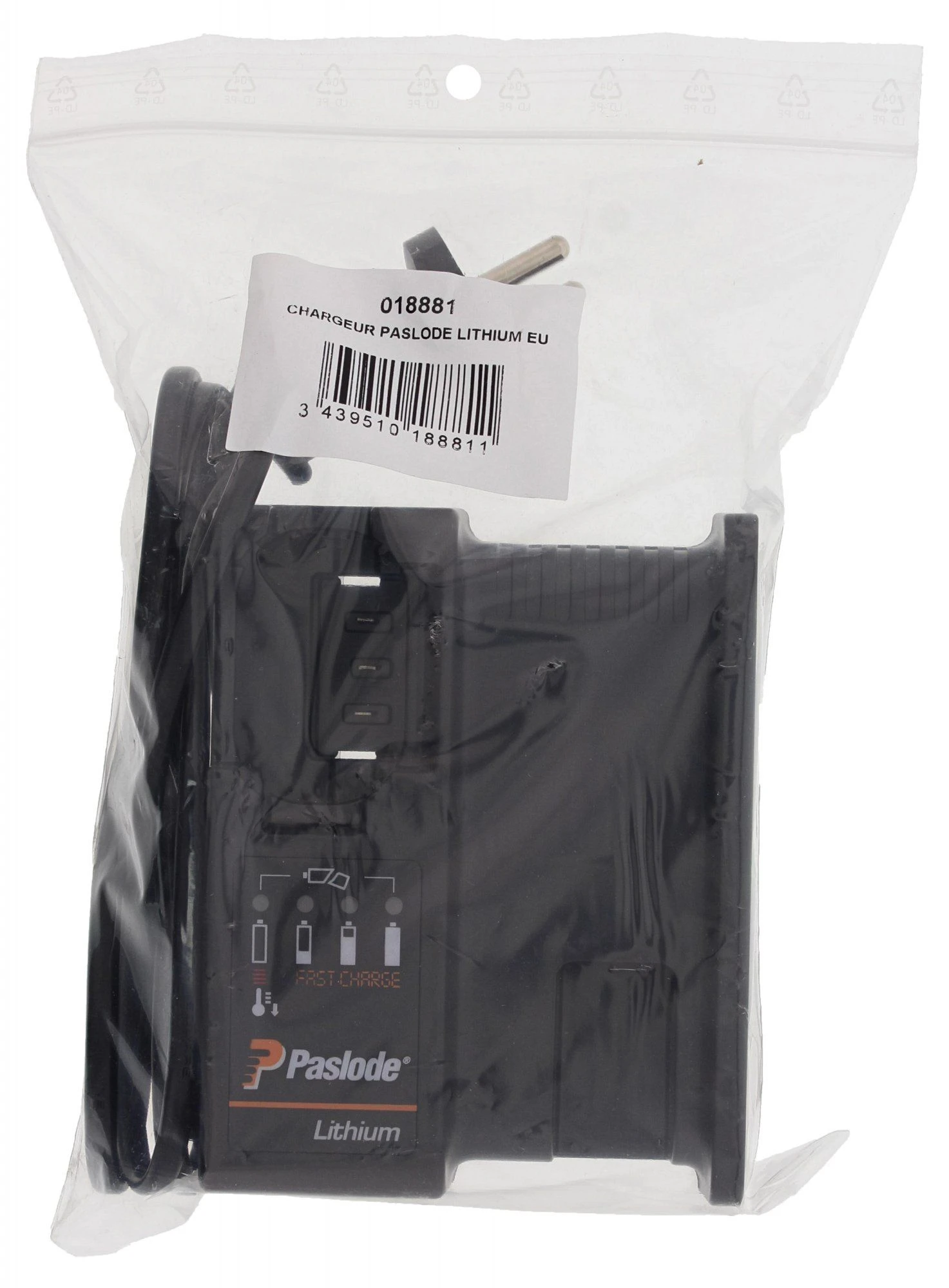 Paslode 018881 Lithium Acculader - Im90Ci / Im90Xi / Ppn50Ci/ Ppn50Xi /Im65-50 / Im45 - Afbeelding 2