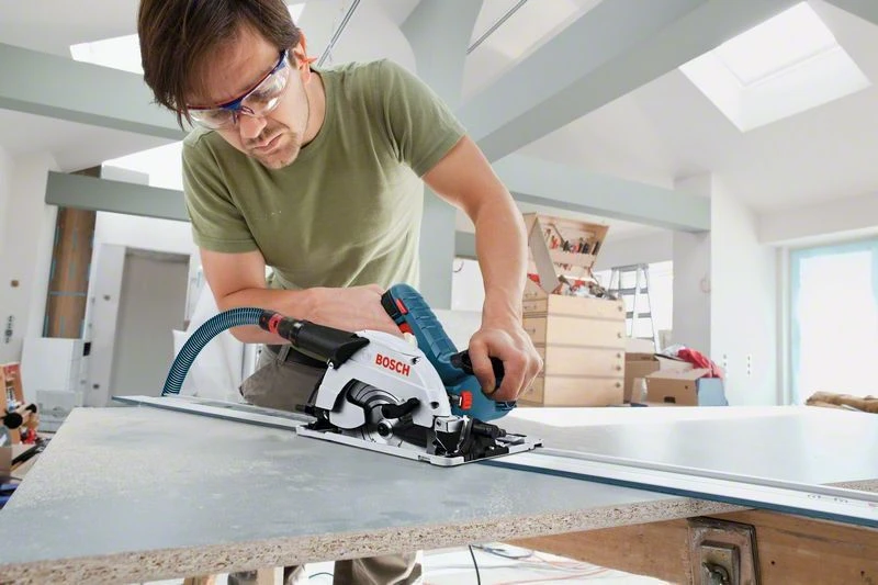 Bosch GKS 55+ GCE Cirkelzaag In L-Boxx - 1350W - 165mm - 0601682101 - Afbeelding 4