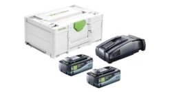 Festool SYS 18V 2x8,0/SCA16 Energieset (2x 8,0Ah) In Systainer - 577327