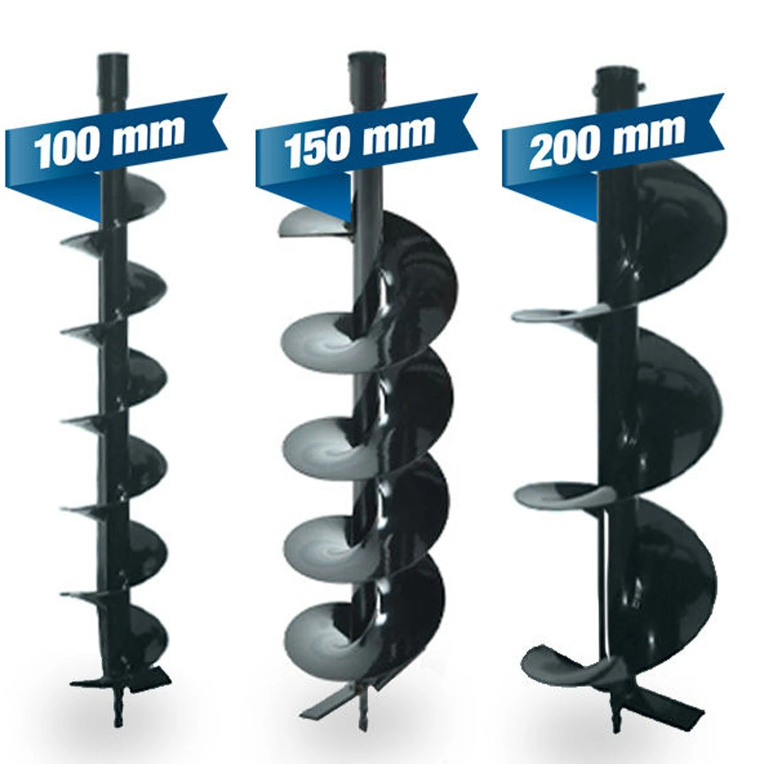 Hyundai 57344 Grondboorset - 52cc - 100/150/200mm - Afbeelding 2