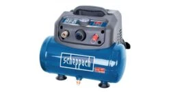 Scheppach HC06 Compressor Incl. Toebehoren - Olievrij - 8 Bar - 192 L/min - 6L - 5906132901