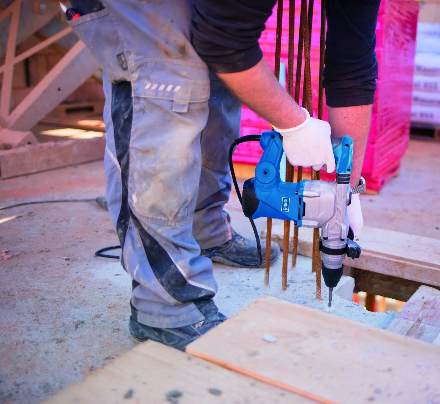 Scheppach DH1300PLUS SDS-Plus Boorhamer In Koffer - 1250W - 5J - 5907902901 - Afbeelding 6