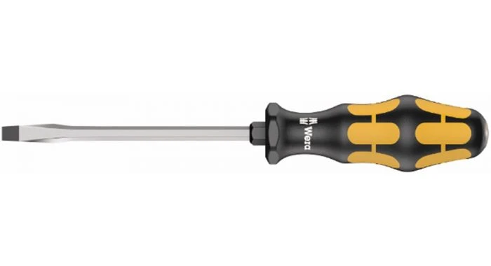 Wera 05018266001 Kraftform Plus Schroevendraaier Met Zeskantschacht En Slagkop - Sleuf - 7 X 125mm