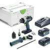 Festool TPC 18/4 5,2/4,0 I-Plus QUADRIVE 18V Li-Ion Accu Klopboormachine Set (1x 4,0Ah & 1x 5,2Ah) In Systainer - 75Nm - 575605
