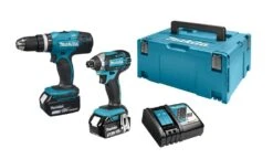 Makita 18V Li-Ion Accu Klopboor-/schroefmachine (DHP453) & Slagschroevendraaier (DTD152) Combiset (2x 5.0Ah Accu) In Mbox