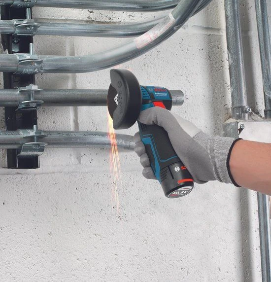 Bosch GWS 12V-76 12V Li-Ion Accu Haakse Slijper Body In L-Boxx - 76mm - Koolborstelloos - 06019F2003 - Afbeelding 4