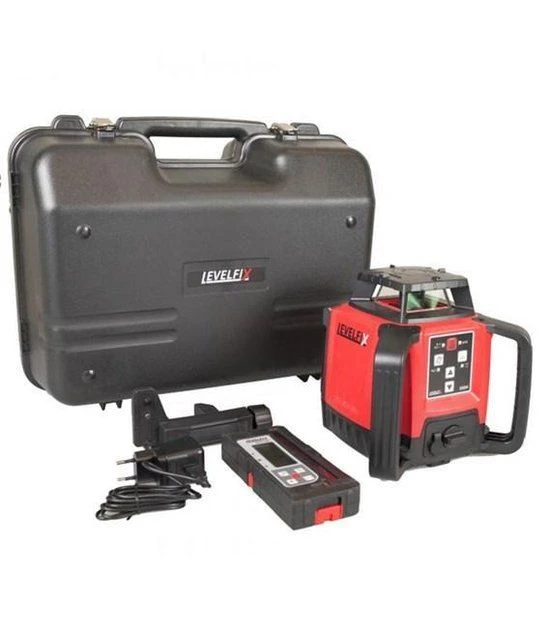 Levelfix 550H Bouwlaser Inclusief Ontvanger - Rood - 600m - Afbeelding 2