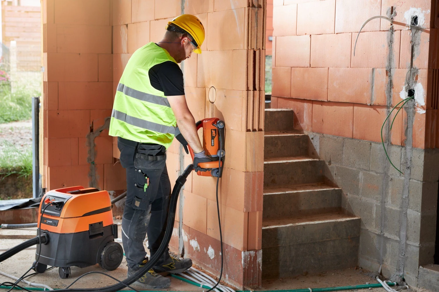 Spit D90 Sleuvenzaagmachine Set In Koffer - 2500W -150 Mm - Incl. 2 Diamantschijven - 811245 - Afbeelding 3