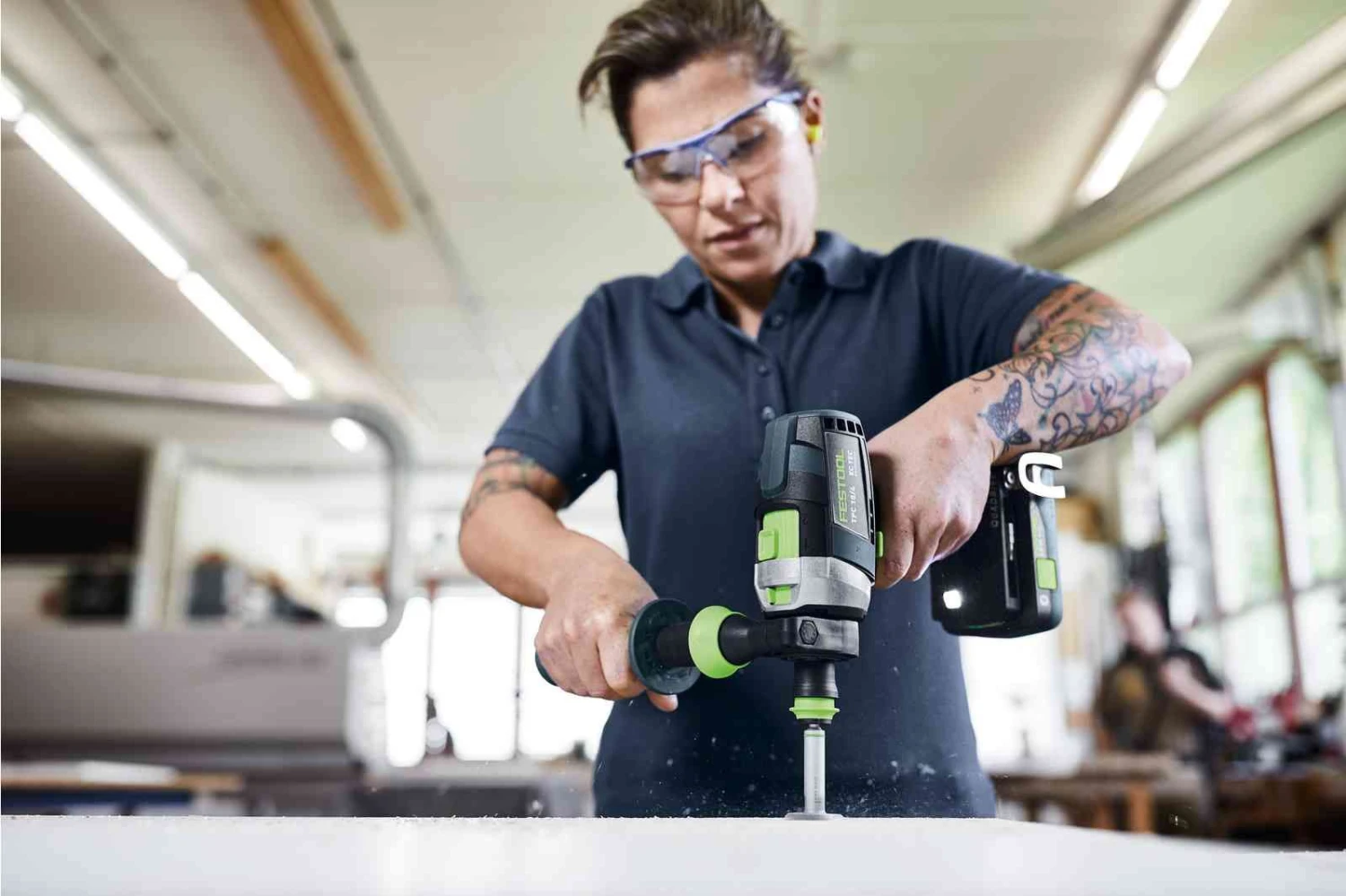Festool TPC 18/4 5,2/4,0 I-Plus QUADRIVE 18V Li-Ion Accu Klopboormachine Set (1x 4,0Ah & 1x 5,2Ah) In Systainer - 75Nm - 575605 - Afbeelding 4