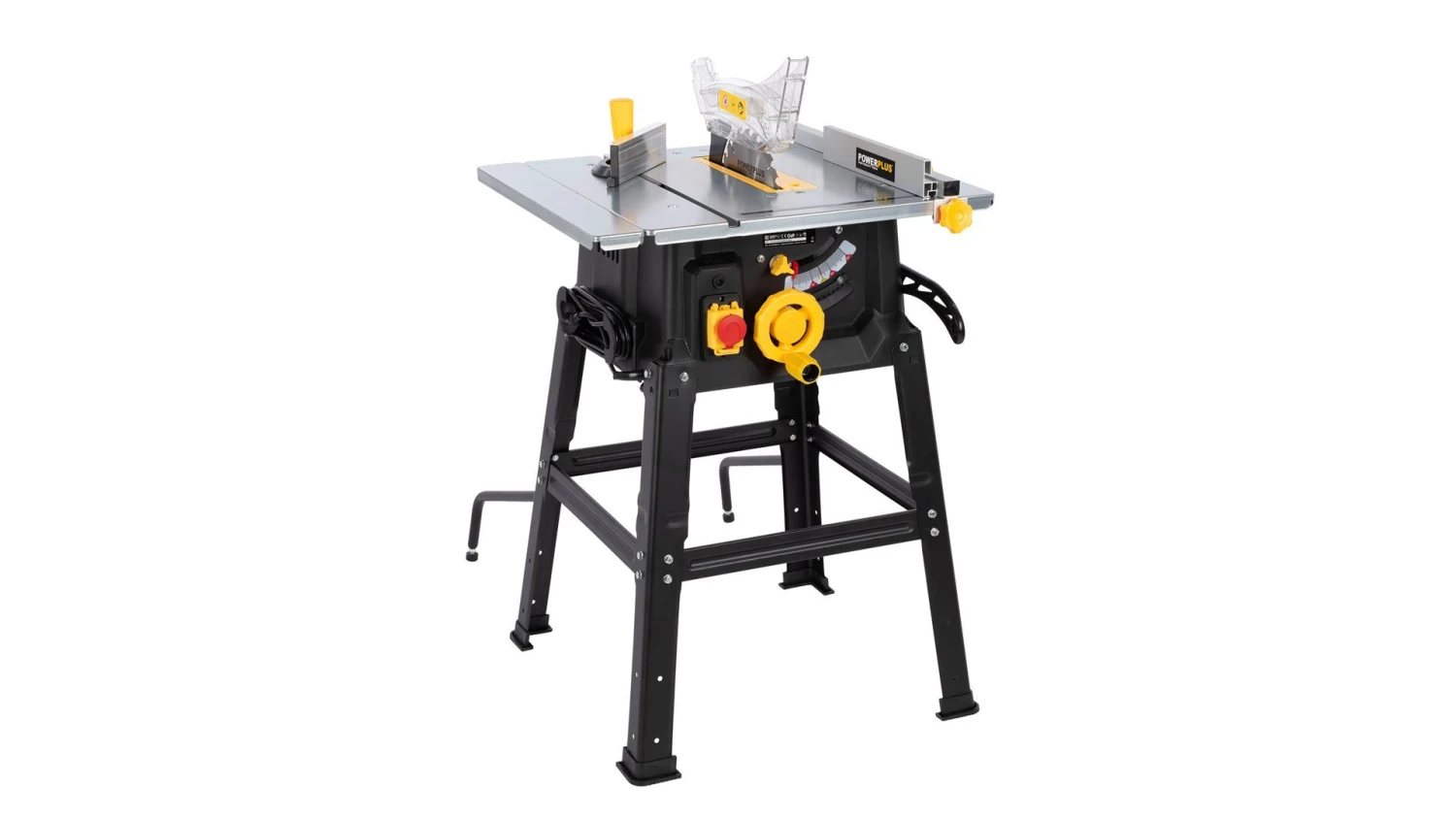 Powerplus POWX07590 Tafelzaag Met Onderstel - 1700W - 210 X 30 Mm - Afbeelding 3