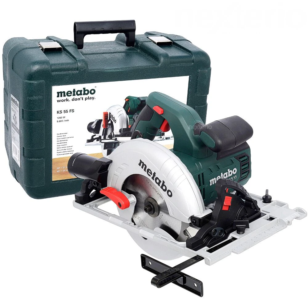 Metabo KS 55 FS Cirkelzaag In Koffer - 1200W - 160mm Met Geleiderail - Afbeelding 2
