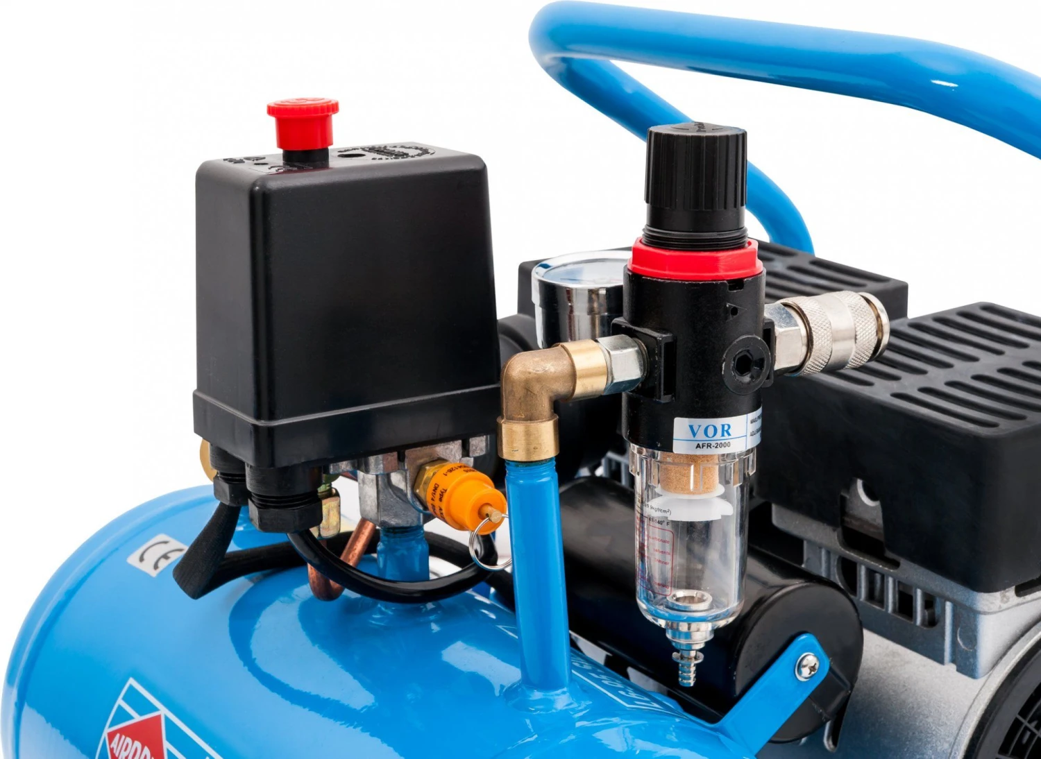 Airpress 36743 - Stille Olievrije Compressor L 6-95 8 Bar 0,6 Pk 25 L/min 6 L - Afbeelding 6