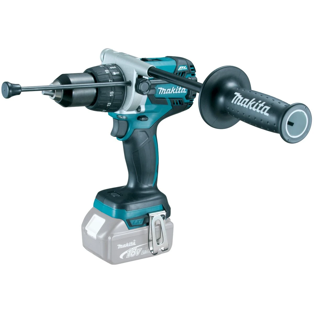 Makita DHP481RMJ 18V Li-Ion Accu Klopboor-/schroefmachine Set (2x 4.0Ah Accu) In Mbox - Koolborstelloos - Afbeelding 2