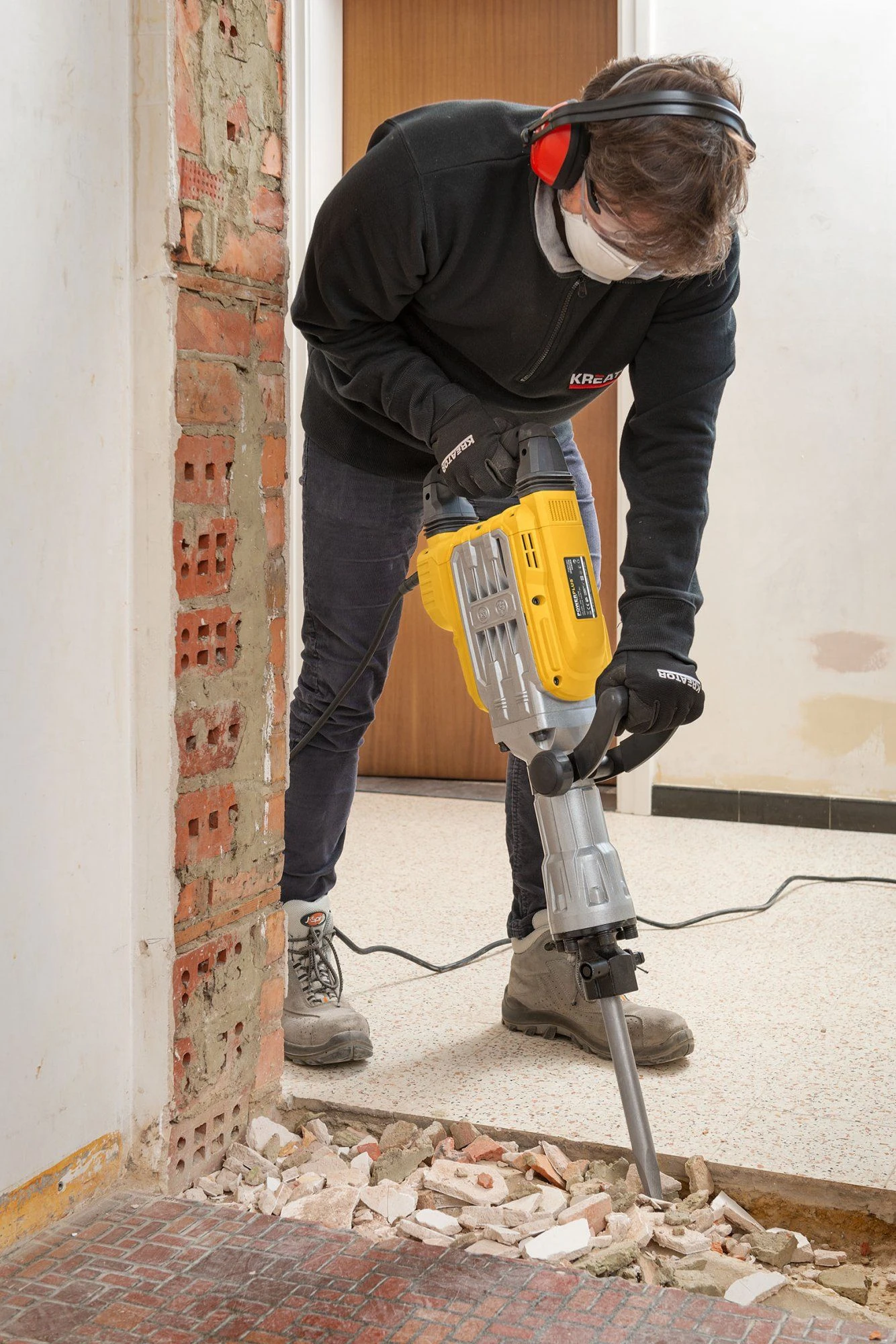 Powerplus POWX11861 HEX Breekhamer In Koffer 1700W - 60J - Afbeelding 9