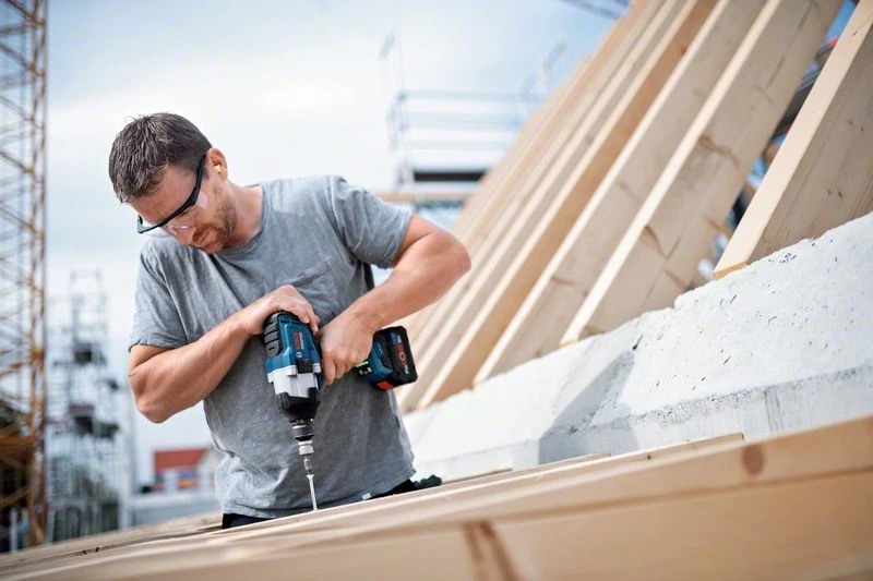 Bosch GDS 18V-1000 18V Li-Ion Accu BiTurbo Slagmoeraanzetter Set (2x 8,0Ah) In L-Boxx - 1/2'' - Koolborstelloos - 06019J8302 - Afbeelding 3