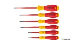 Wiha 3251TRK6 6-delige SoftFinish Electric Slimfix VDE Schroevendraaierset - Torx Tamper Resistant - 41245