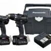 Panasonic EYC231LJ2G 18V Li-Ion Accu Boor-/schroefmachine (EY74A3X) & Slagschroevendraaier (EY76A1X) Combiset (2x 5.0Ah Accu) In Systainer