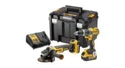 DeWalt DCK2080P2T 18V Li-Ion Accu Klopboor-/schroefmachine (DCD796) & Haakse Slijper (DCG405) Combiset (2x 5.0Ah Accu) In TSTAK - Koolborstelloos