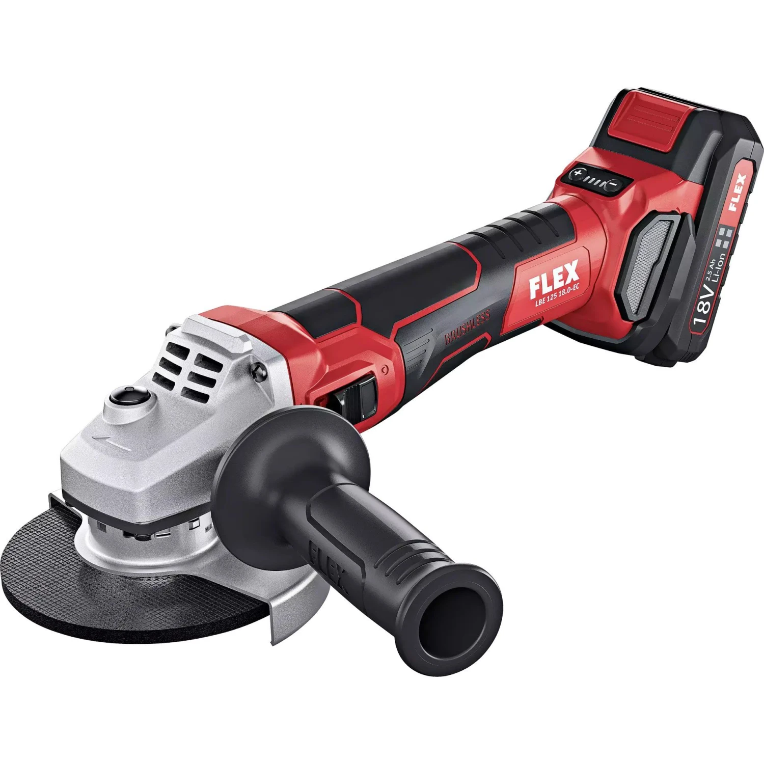 Flex LBE 125 18.0-EC/5.0 Set Li-Ion Accu Haakse Slijper Set (2x 5.0Ah) In L-Boxx - 125mm - Variabel - 18V - Afbeelding 2