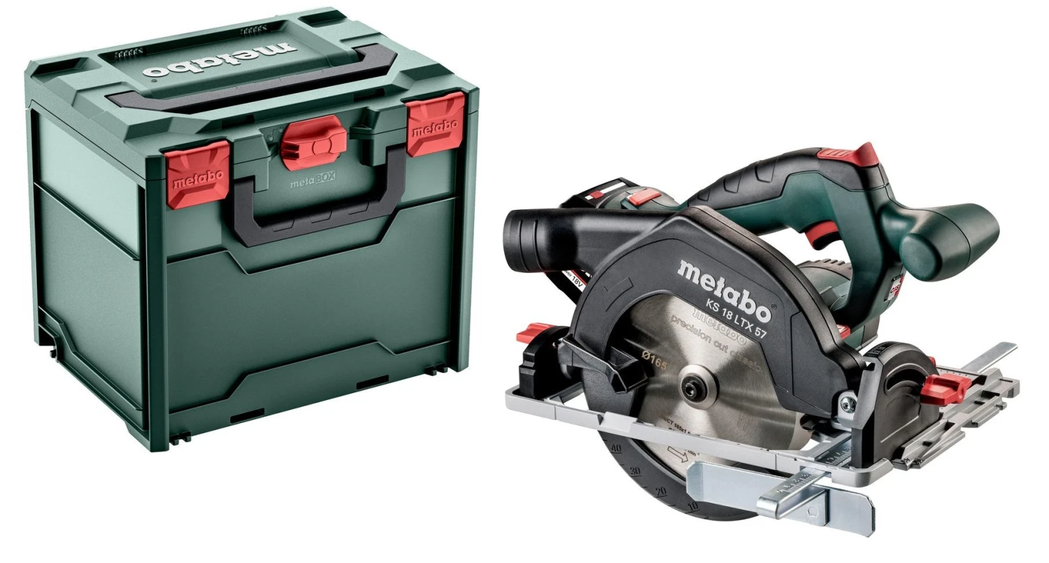 Metabo KS 18 LTX 57 18V Li-Ion Accu Cirkelzaag Set (2x 5,2Ah Accu) In MetaBox - 57mm - 601857700 - Afbeelding 2