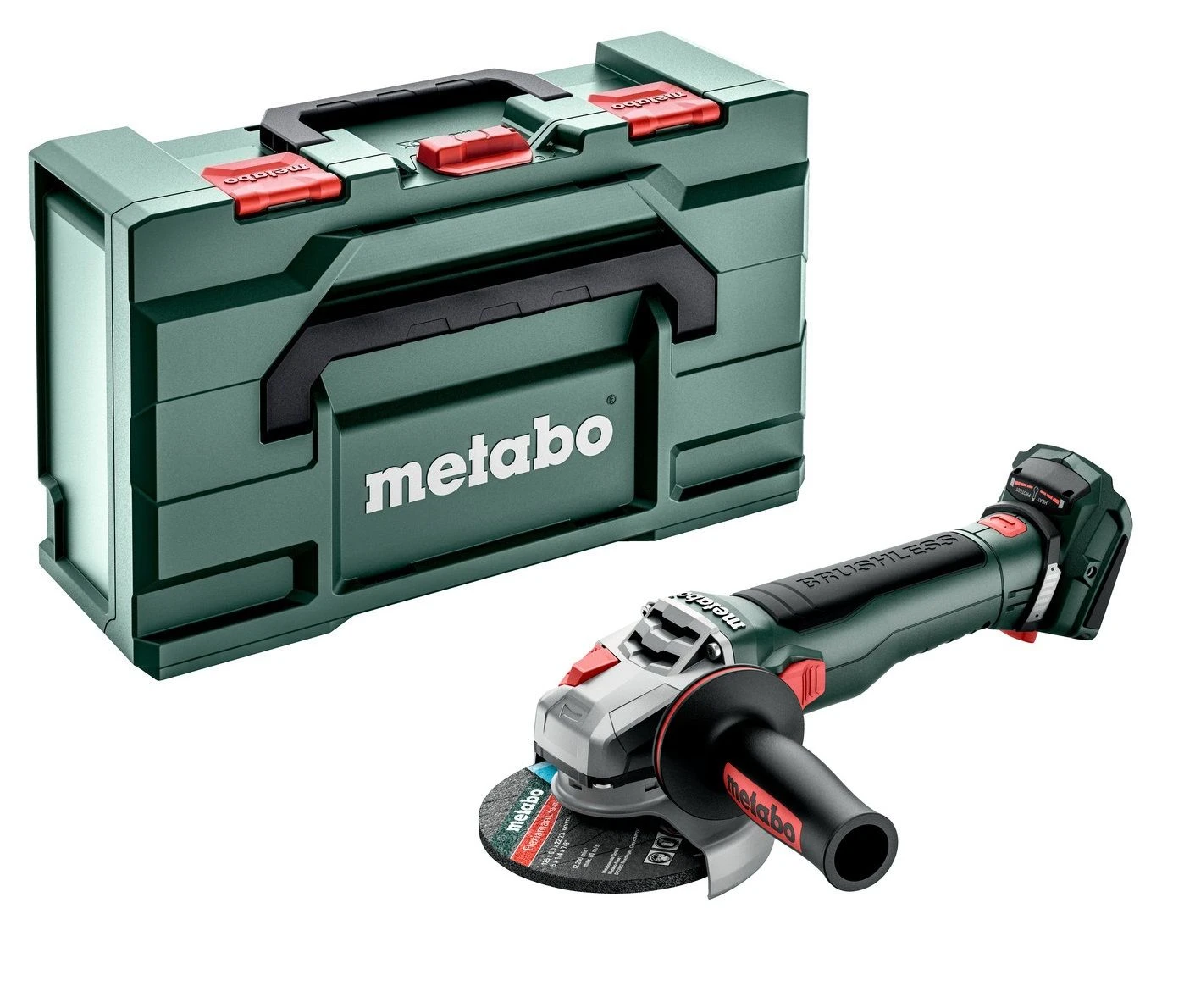 Metabo WB 18 LT BL 11-125 Quick 18V Li-Ion Accu-slijper Set (2x 5.2Ah) In MetaBox - Afbeelding 5