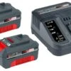 Einhell 4512098 18V Power-X-Change Li-Ion Accu Starterset (2x 3.0Ah) + Lader