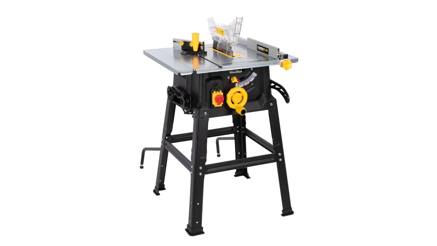 Powerplus POWX07590 Tafelzaag Met Onderstel - 1700W - 210 X 30 Mm - Afbeelding 2