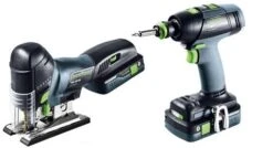 Festool T 18+3/PSC 420 HPC I-Set 18V Li-Ion Accu Combiset (2x 4,0Ah) In Systainer - 13mm