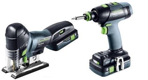 Festool T 18+3/PSC 420 HPC I-Set 18V Li-Ion Accu Combiset (2x 4,0Ah) In Systainer - 13mm