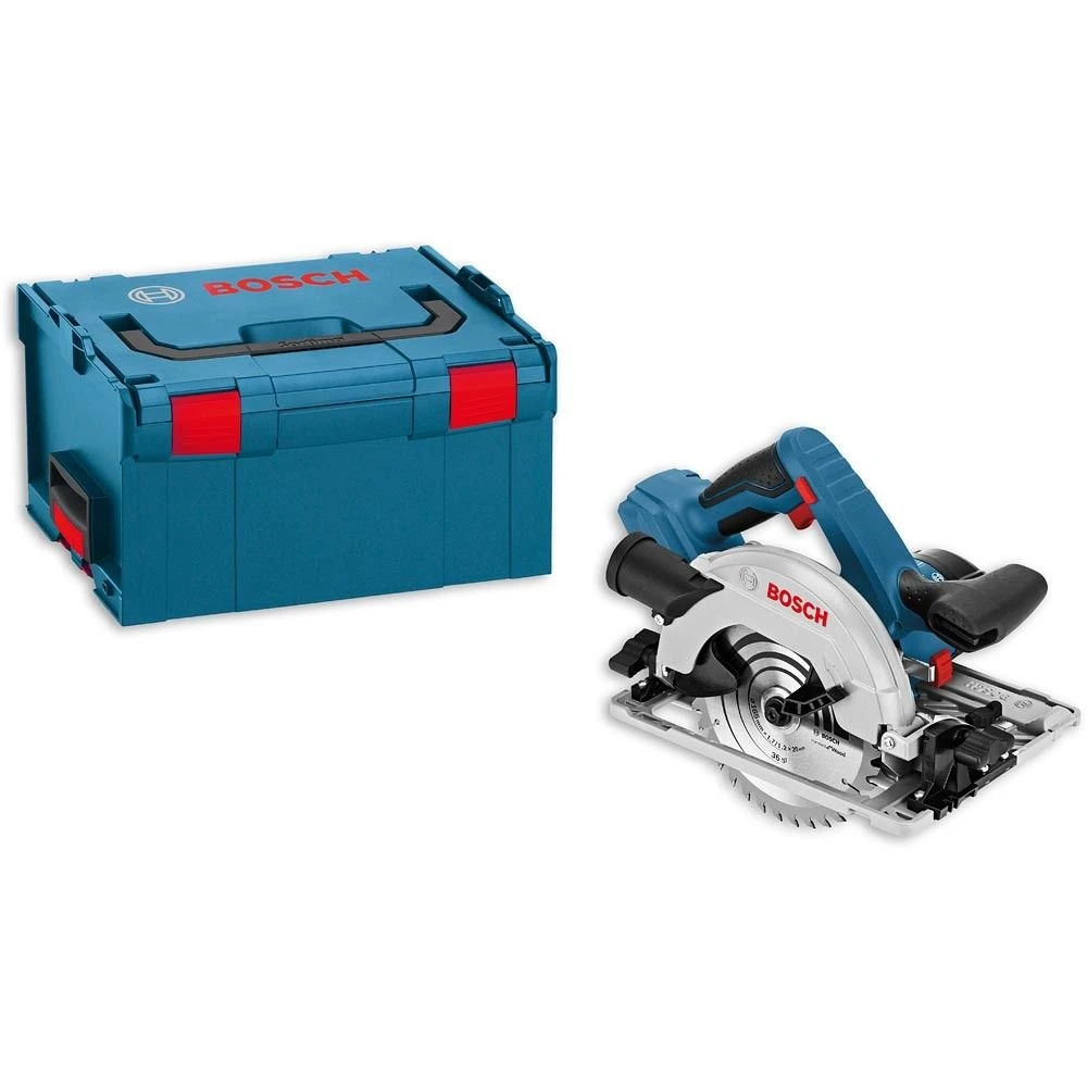 Bosch GKS 18V-57 G 18V Li-Ion Accu Cirkelzaag Set (2x 4,0Ah Accu) In L-Boxx - 165mm - 06016A2106 - Afbeelding 2