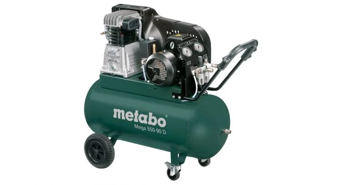 Metabo Mega 550-90 D Compressor - 3000W - 11 Bar - 90L - 360 L/min - 601540000