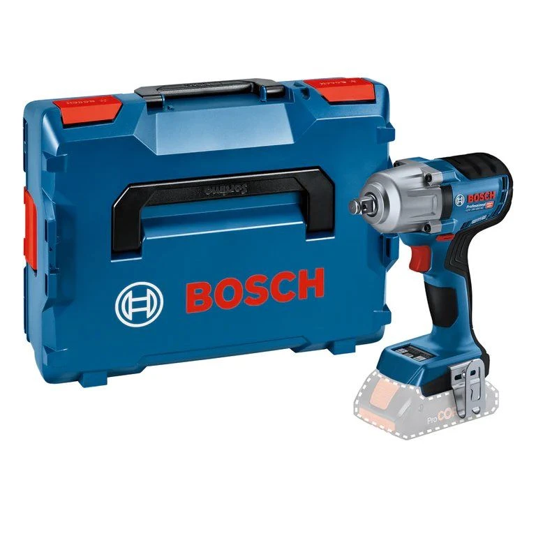 Bosch GDS 18V-450 HC 18V Li-ion Accu Slagmoeraanzetter Set (2x 4.0Ah) In L-Boxx + CoMo - 450 Nm - Afbeelding 2
