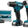 Makita CLX224SAX1 12V Li-Ion Accu Boor-/schroefmachine (DF333D) & Slagschroevendraaier (TD110D) Combiset (2x 2.0Ah Accu) In Koffer