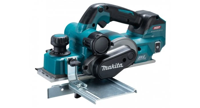 Makita KP001GM202 40V Max Li-Ion Accu Schaafmachine Set (2x 4,0Ah) Incl. AWS Zender In Mbox - 82mm