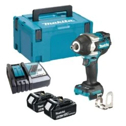 Makita DTW701RTJ 18V Li-Ion Accu Slagmoersleutel Set (2x 5.0Ah Accu) In Mbox - 700 Nm - 1/2" Pin - Koolborstelloos