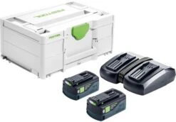 Festool SYS 18V 2x5,2/TCL 6 DUO Energieset (2x 5,2Ah) In Systainer - 577075