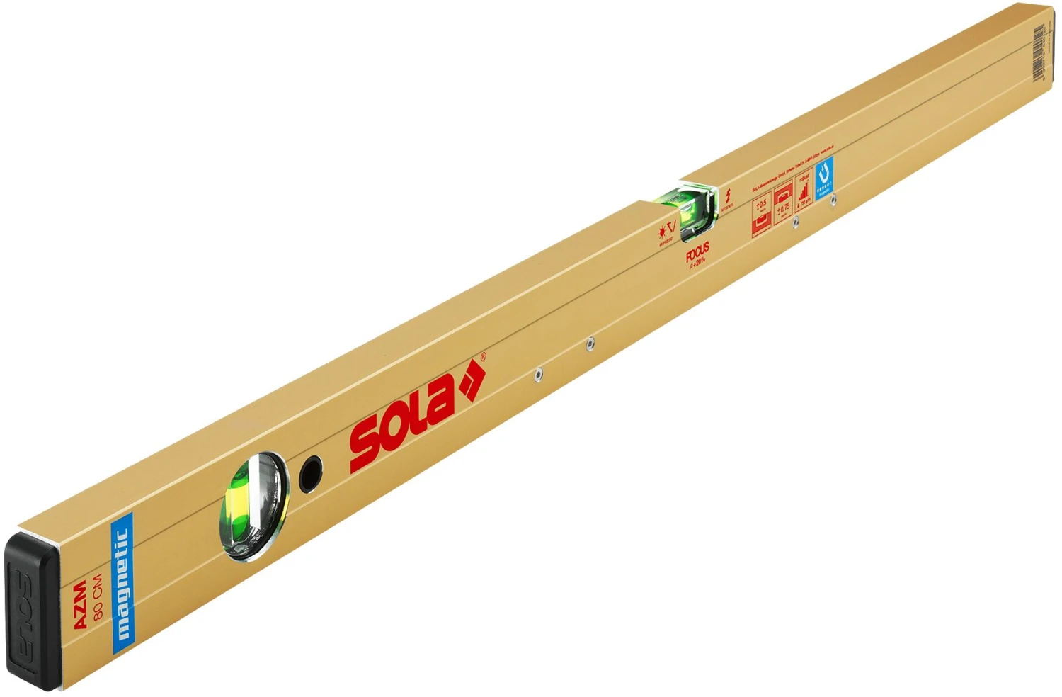 Sola AZM 120 Blokwaterpas - Magnetisch - 1200mm - 01821401 - Afbeelding 2