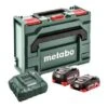 Metabo 685136000 18V LiHD Accu Starterset (1x 4.0Ah + 1x 5.5Ah Accu) + Lader In MetaBox